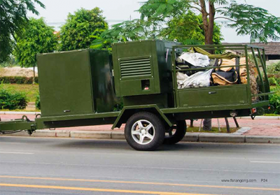 ATV越野露營作戰拖掛車 全掛車