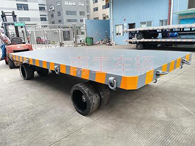 25噸重型平板拖車 重型牽引環工具拖車